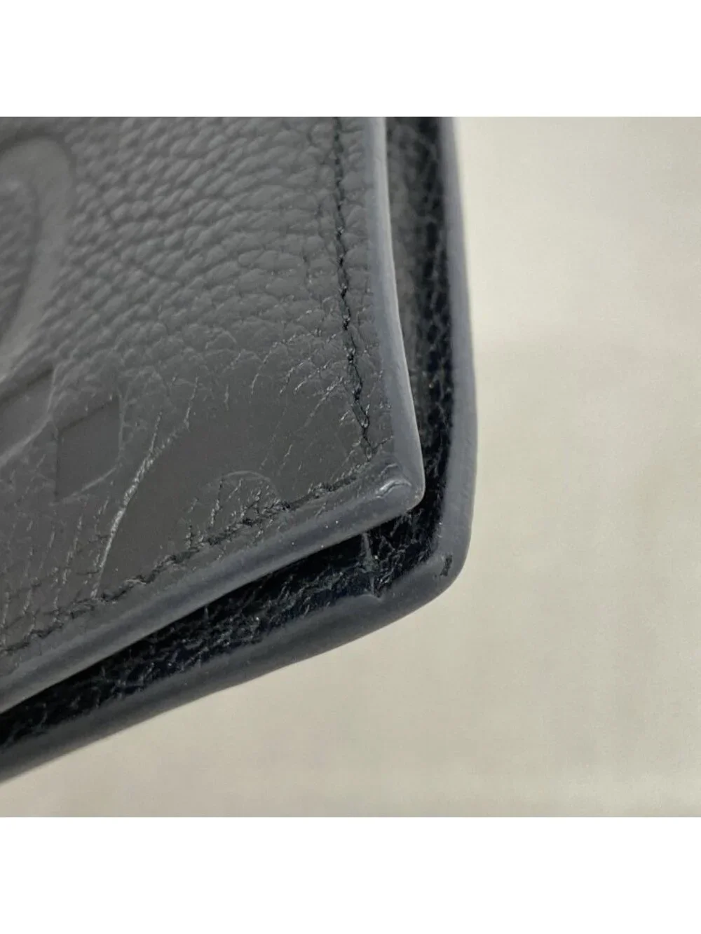 Gucci Wallet Jumbo GG Leather Black Silver